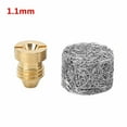 thumbnail image 1 of Universal Brass Thread Foam Orifice Nozzle Tips+Maker For Snow Foam Lance, 1 of 9