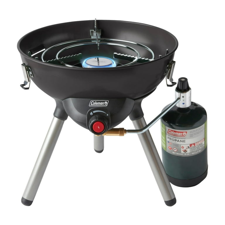 Coleman Single Burner 4-in-1 Portable Propane Gas Multi-Purpose