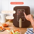 thumbnail image 4 of Beautiful 3 Qt Air Fryer with TurboCrisp Technology, EverGood Non-Toxic Ceramic Nonstick Coating, Chocolate by Drew Barrymore, 4 of 13