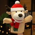 thumbnail image 4 of Christmas hand puppet reindeer - Soft Holiday Hand Puppet for Kids, Interactive Storytelling Toy, Christmas Party Favor for Classroom & Family Fun (Size/Style as Pictured), 4 of 5