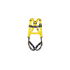 MSA X-Large Workman Construction Style Harness WIth Quik-Fit Chest Strap, Tongue Leg Buckles, Back And Hip Attachment Points And Integral Back Pad With Tool Belt