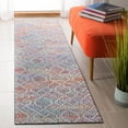 thumbnail image 2 of SAFAVIEH Provance Aubrey Geometric Area Rug, Cream/Orange, 6'7" x 6'7" Round, 2 of 8