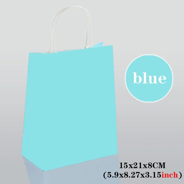 10/30/50pcs Holiday Party Gift Bag Paper Bag with Handle Jewelry Shopping Bags, Christmas ,Wedding ,Gift Colored Paper Bags