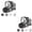 Grey 4007(2PACK), variant on WAKYFLX Full Face Gas Mask, Gas Masks Survival Nuclear and Chemical with 40mm Activated Carbon Filter and 6001 Filter, Reusable Respirator Mask for Gases, Vapors, Dust, Chemicals(1pcs)