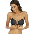 thumbnail image 5 of LELINTA Women's Strapless Push Up Invisible Sticky Bra Silicone Reusable Self Adhesive Backless Bra for Dress Halter, Beige/ Black, 5 of 6