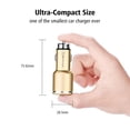 thumbnail image 3 of SAMA SA-50201 Chargeur de Voiture Double USB 3.0 30W Charge Rapide Or, 3 of 7