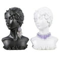 thumbnail image 4 of Resin Bust Mannequin for Necklace Earring Pendant Display Jewelry Stand Organizer Home Decoration Photography Props, 4 of 7