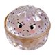 thumbnail image 2 of Herramientas y mejoras para el hogar Figura de bollo al vapor de cristal adorable - Caja decorativa con cara enojada morada brillante Adorno de escritorio Kawaii Estuche de almacenamiento de joyas par, 2 of 7