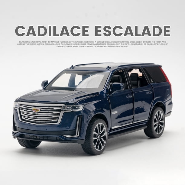 Escala 1 : 32 Cadillac Escalade Aleación Modelo De Coche Fundido A Presión Luz De Sonido Amantes Colección Niños Regalo De Cumpleaños Metal Juguetes