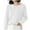 White, variant on Ediodpoh Cozy Women's Knit Sweater Loose Fit Round Neck Pullover Versatile for Layering Knit Tops for Women Red XXL