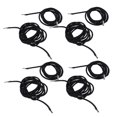 thumbnail image 4 of OUNONA 8Pcs Black Rubber Cord for Chaise Longue Chair Rope Accessories Comfortable Elastic Seating, 4 of 4
