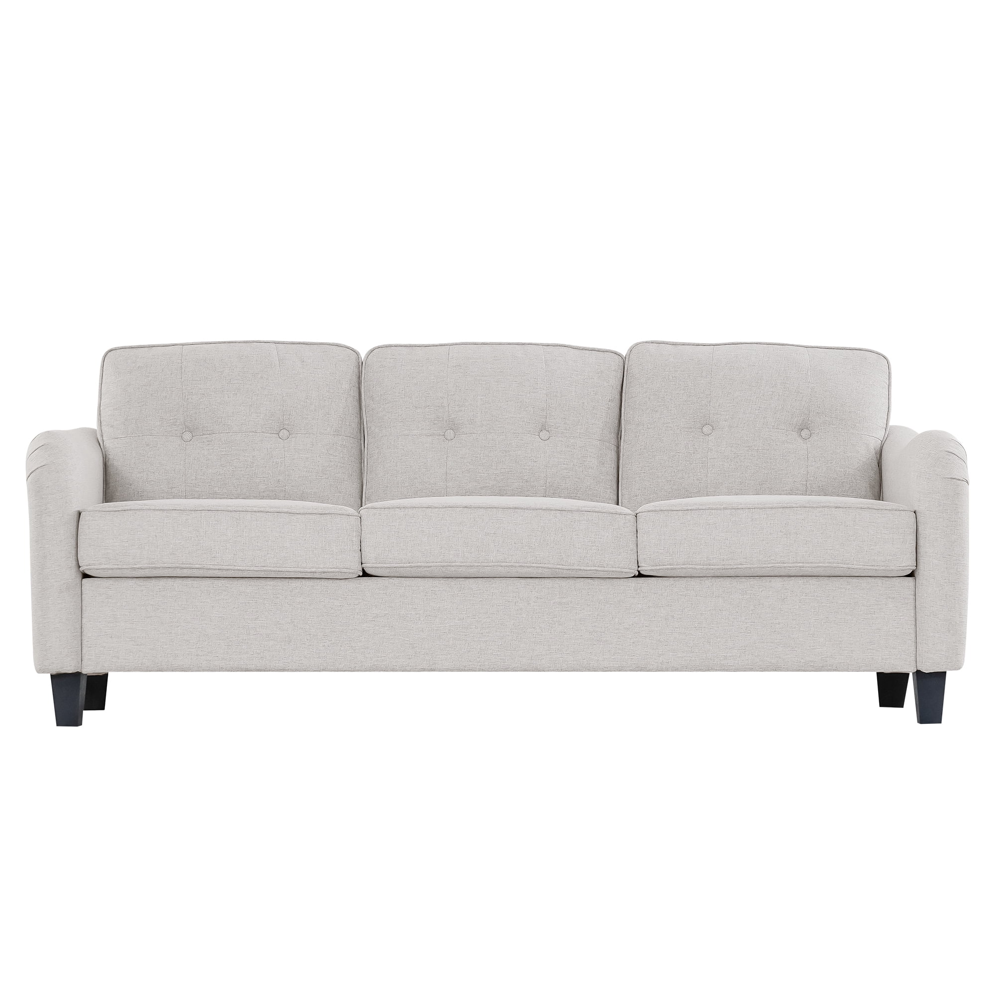 Aukfa 3 Piece Sectional Sofa Set for Living Room, Upholstered Modular Couch with 3-Seat Sofa, Loveseat & Accent Chair, Comfortable Furniture Set for Home/Apartment, Beige