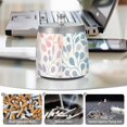 thumbnail image 5 of Flowers Or Leaves Ashtray with Lid Smell Proof Cigarette Ashtray Stainless Steel Smokeless Ash Holder for Indoor Outdoor, 5 of 7