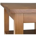 thumbnail image 3 of Warm Shaker Solid Wood 14 inch Wide Transitional Narrow Side Table in Light Golden Brown, 3 of 9