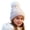 Color Dots Beige, variant on Winter Beanie Hat - Fleece Lined Layer Chunky Knit Pom-Pom Stocking Cap for 3-12 Boys Girls Cold Weather