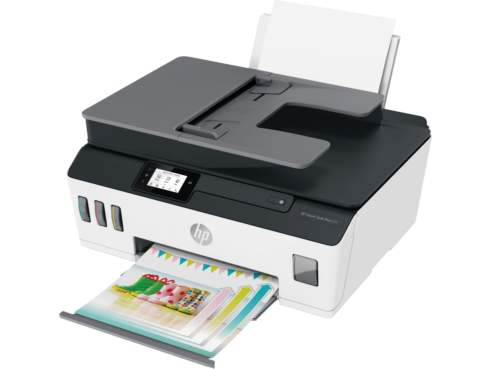 HP Smart Tank Plus 651 Wireless All-in-One Ink Tank Printer, Scanner, Copier, 7XV38AB1H