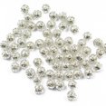 thumbnail image 2 of segolike 100 Perles Rondes en Filigrane Métallique pour Recherche d'Artisanat 6mm, 2 of 3