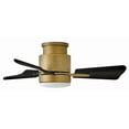 thumbnail image 5 of 906030FHB-LDA Hinkley Lighting Atom - 3 Blade Dual Mount Ceiling Fan with Light Kit In Traditional Style-13.25 Inches Tall and 30 Inches Wide-Heritage, 5 of 11
