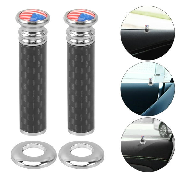 TAILTOSS 4Pcs Car Door Lock Knobs Universal Compatibility for Car Enthusiasts