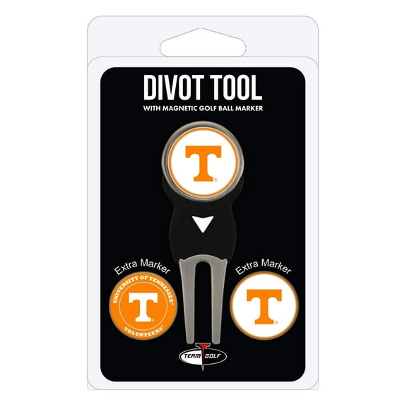 Team Golf NCAA TENNESSEE Divot Tool Pack With 3 Golf Ball Markers