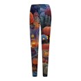 thumbnail image 4 of KHONTS Halloween Leggings for Women High Waisted Athletic Workout Legging Soft Stretch Printed Gym Yoga Pants Black S, 4 of 4