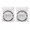 Rose gold, variant on lanema 2Pcs Plastic Embroidery Hoop For Beads Painting Needlework Sewing Project