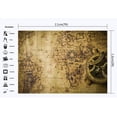 thumbnail image 2 of ABPHOTO Polyester 7x5ft Old World Map Backdrop Ocean Sailing Backdrops Shabby Chic Texture Grunge Photography Background for Kids Adults Portraits Interior Decoration Wallpaper Photo Studio Props, 2 of 3