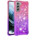 thumbnail image 3 of Compatible with Samsung Galaxy S21 FE Case Girls Women Liquid Glitter Heavy Duty Shockproof Back Cover Soft TPU Bumper Silicone Slim Protective Cover for Samsung Galaxy S21 FE Gradient Pink, 3 of 14