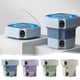 thumbnail image 1 of Fiudx Lavadora Portátil, Diseño Plegable Compacto, Capacidad de 17 L, Lavado y Secado Integrados, Motor Potente, Almacenamiento Compacto, Uso Doméstico, 12 V, 24 W, Fácil de Guardar., 1 of 6