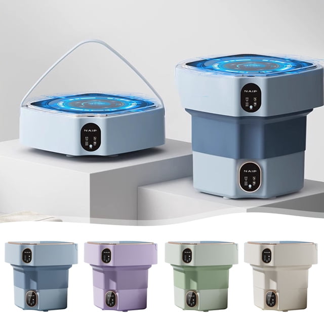 Dvkptbk Portable Washing Machine, Mini Washer High Capacity for Underwear,Baby Clothes,Socks,Pet Items And Small Items,Foldable Washing Machine for Apartments,Camping,Travel,Dormitory,Hotel
