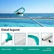 thumbnail image 5 of Pool Cleaning Net, Three-Section Pole, Removable Leaf Catcher, 5 of 5