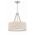 thumbnail image 6 of Craftmade Duke 3 Light 18" Drum Shade Pendant, Brushed Polished Nickel, 56593-BNK, 6 of 6