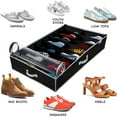 thumbnail image 2 of Hold N' Storage Extra Large Underbed Shoe Storage Organizer, Set of 2 Black, 2 of 10