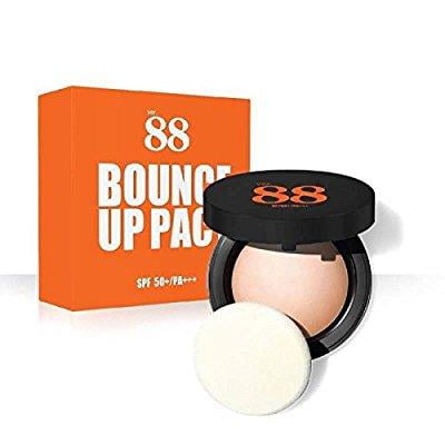 all-in-one bb cream, foundation, sunscreen witn bounce up pact 0.42 oz. from korea - new innovation of foundation make-up that adds up foundation, bb cream and sunscreen spf 50++/pa+++ - waterproof,