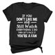 thumbnail image 1 of Liquidación de Honeeladyy por menos de 10 $: "Si no te gusto y aun así ves todo lo que hago", camisetas para mujer, camisetas casuales y cómodas con estampado de letras y actitud genial, camisetas, 1 of 5