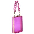 thumbnail image 4 of Acrylic Chain Handle See Thru Crossbody Clutch, 4 of 11