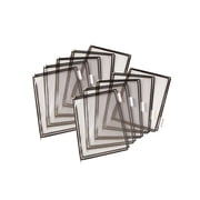 Djois by Tarifold Desktop Display System, Durable Steel Wire Frames, Letter-Size, 20 Pockets, Black