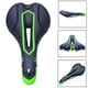 thumbnail image 1 of Sillín de asiento de bicicleta, almohadilla de cojín para asiento de bicicleta de gel para carretera, montaña, MTB, diseño transpirable recortado, imp Verde Sunnimix Reemplazo del sillín de bicicleta, 1 of 7