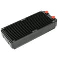 thumbnail image 3 of Zaqw Computer Radiator,Water Cooling Radiator Double Layer 45mm Thick G1/4in Aluminum Heat Exchanger Desktop Computer Radiator,G1/4in CPU Radiator, 3 of 8