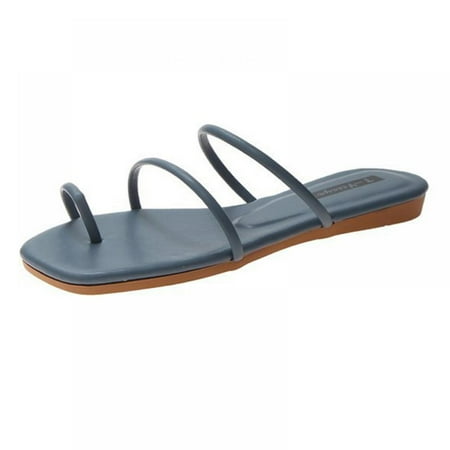 

Women Flat Slippers Slip-on Toe with Sandals and Slippers