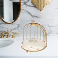 thumbnail image 6 of Desktop Perfume Organizer Cake Cupcakes Serving Holder Makeup Jewelry Rings Display Stand Bathroom Living Room Storage Rack And Shelf , White 1 Tier -, 6 of 7