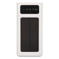 thumbnail image 2 of Solar Power Bank Support Power Display Dual Output Ports Portable 20000mAh Solar Phone Charger with Flashlight White, 2 of 3