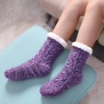 thumbnail image 5 of Womens Slipper Socks Winter Warm Fleece Lined Socks Cozy Soft Thick Fuzzy Non Slip Indoor Christmas Socks, 5 of 6
