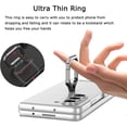 thumbnail image 3 of Compatible with Samsung Galaxy Z Fold 5 Case with Ring,Ultra-Thin Slim Shockproof Anti-Scratches Rotate Kickstand Holder Screen Protector Phone Case for Samsung Galaxy Z Fold 5 5G Silver, 3 of 14