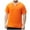 Orange, variant on Tauxra Men’s Henley Short Sleeve T-Shirts Casual Tee Shirts Cotton Summer Tops Army Green 5XL