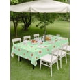 thumbnail image 4 of Outdoor Tablecloths with Umbrella Hole & Zipper, Spring Floral Daisy Tablecloth Rectangle 60x84 Inch, Sage Green Elegant Pastoral Flowers Waterproof Table Cloth, Patio/Pool/Picnic Table Covers, 4 of 8