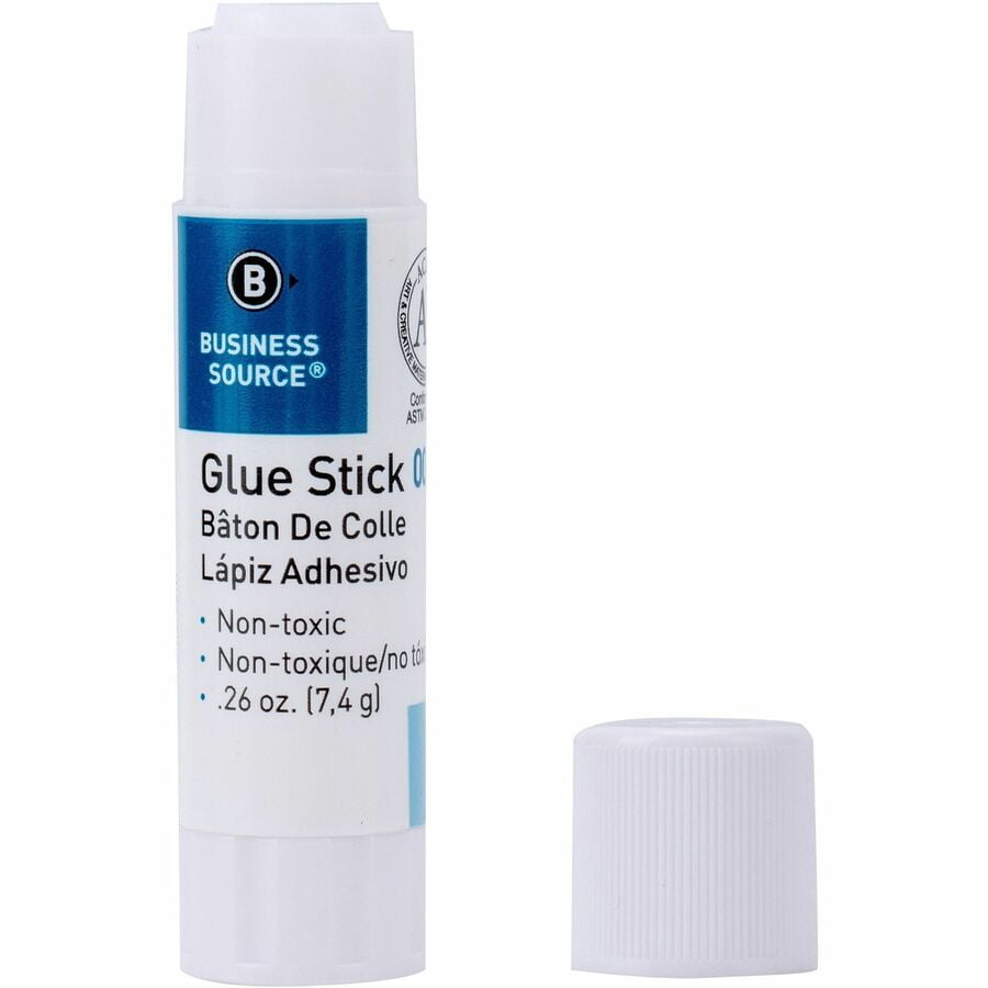 Business Source, BSN00330, Glue Stick, 30 / Box, White