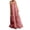 Hot Pink, variant on Odeerbi Dresses for Women 2025 Maxi Dress Fashion Bohemian V-Neck Loose Sleeveless Solid Mid-calf Dress Hot Pink