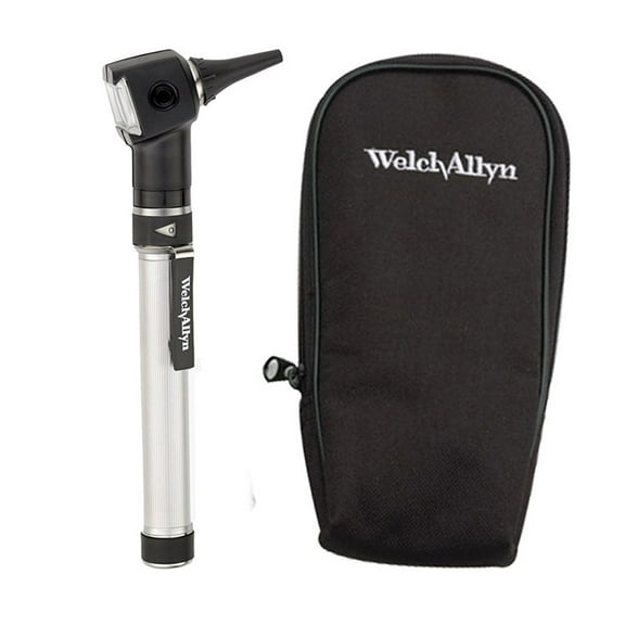 Welch Allyn 22821 PocketScope Otoscope with AA Handle and Soft Case