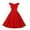 Red A-line Flowy Long Beach Dresses Peplum, variant on Olyvenn Women's Summer A-line Flowy Long Beach Dresses Peplum Pleated Big Swing High Waist Smocked Formal Cap Short Sleeve Cocktail Dress Polka Dot Sundress Portrait V Neck Babydoll Red 6